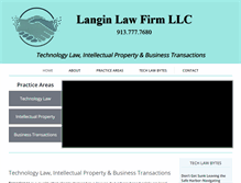 Tablet Screenshot of langinlaw.com